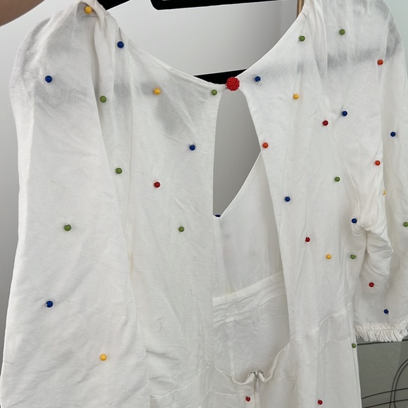 Farm Rio Embroidered Dot Dress - Picture 7 of 13